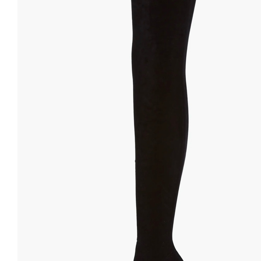 Saint Laurent Black Over the Knee Boots with Sleek Design